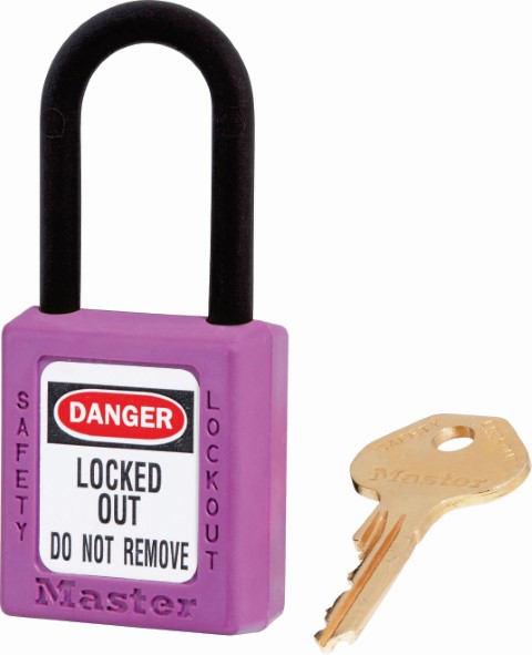 MASTER LOCK - XENOY SAFETY LOCKOUT PADLOCK-PURPLE 